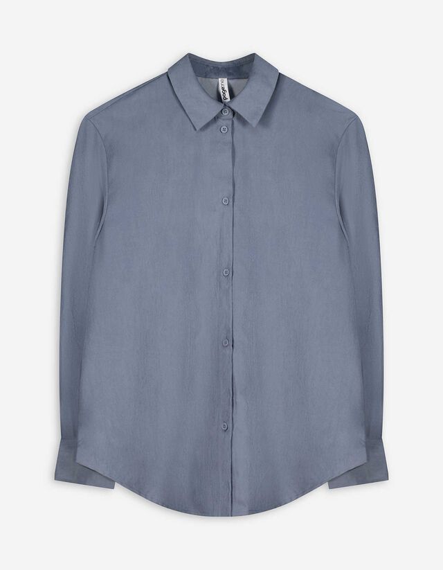 Blúz - poliészter - vilagoskek