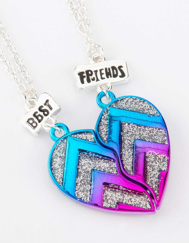 Nyaklánc - 2 db-os csomag - pink