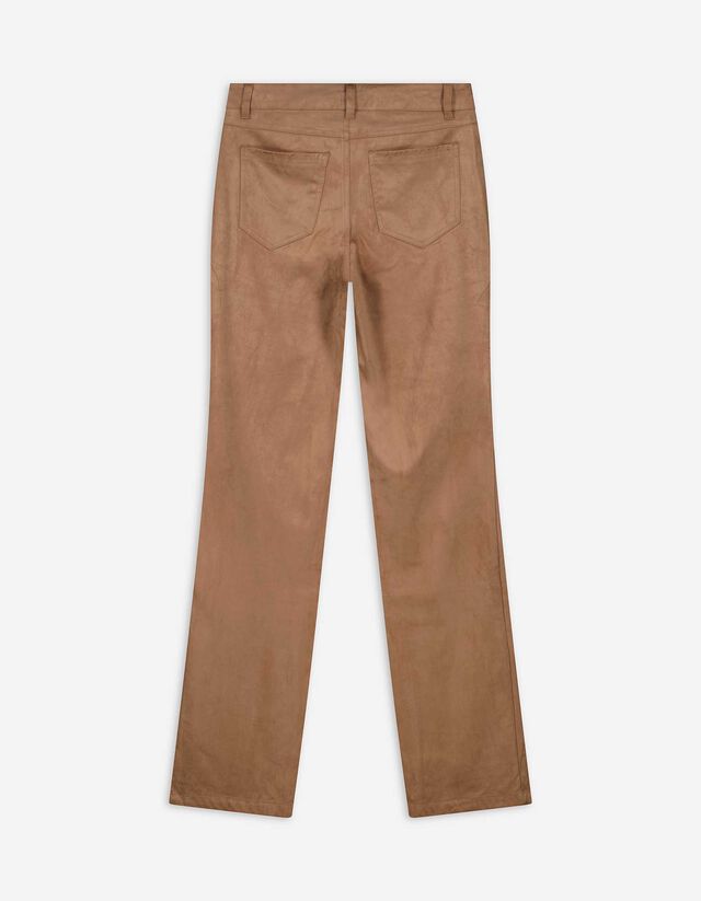 Nadrág - Enyhén bővülő fazon - sötétbarna