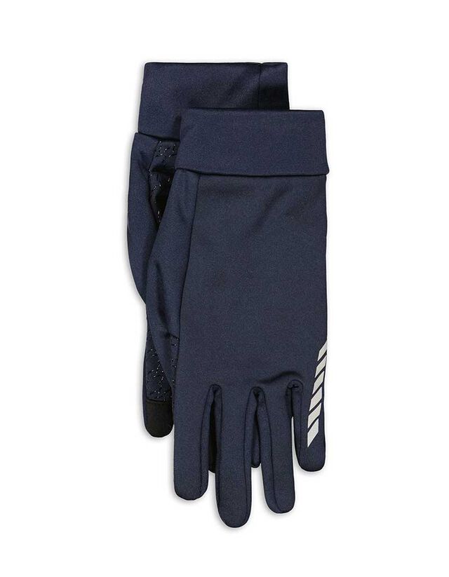 érintőképernyős kesztyűk - Fényvisszaverő - fekete