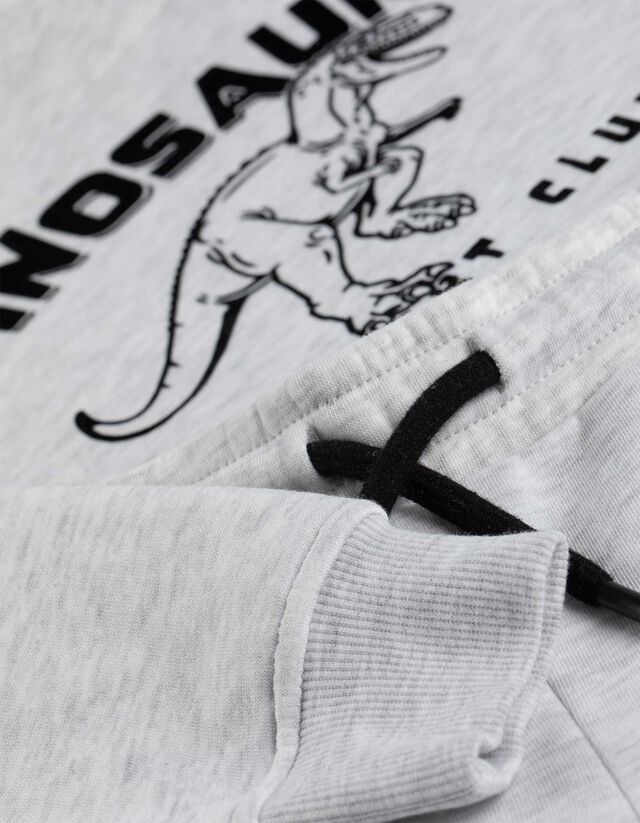 Sweatshirt és nadrág szett - Nyomott minta - vilagos szurke