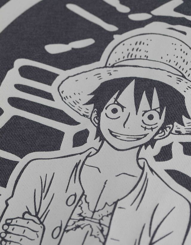 Póló - One Piece - sötétszürke