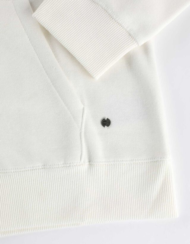 Cipzáros melegítőfelső - Normál fazon - feher