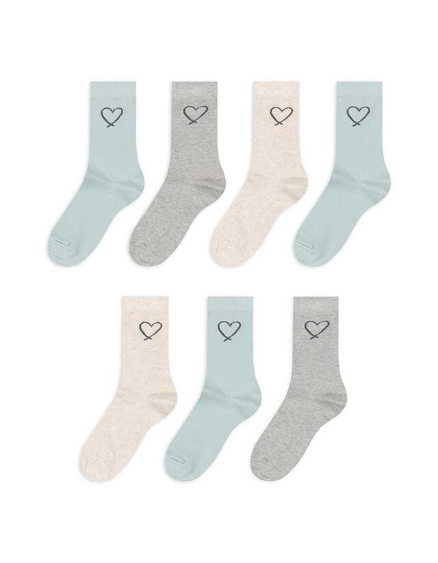 Zokni - 7 db-os csomag