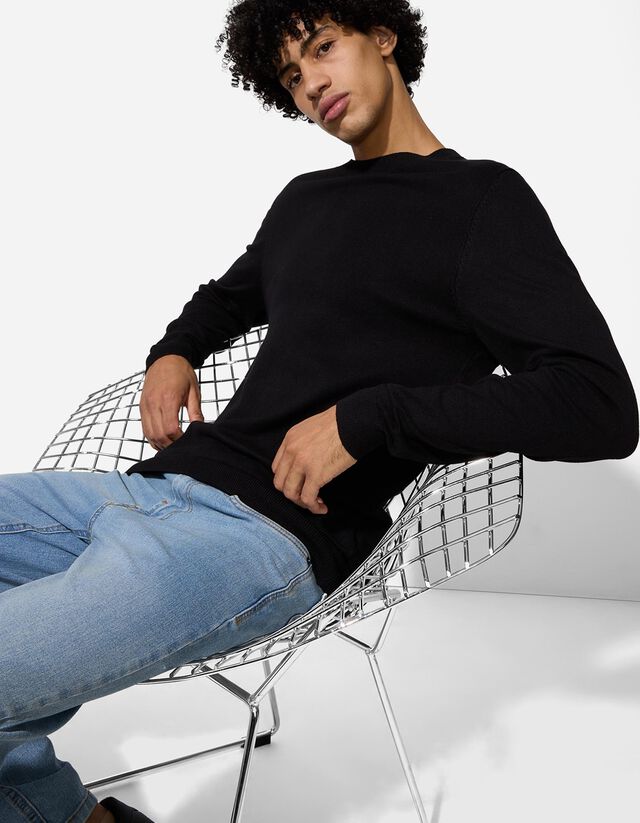 Pulóver - Viszkózkeverék - szürke