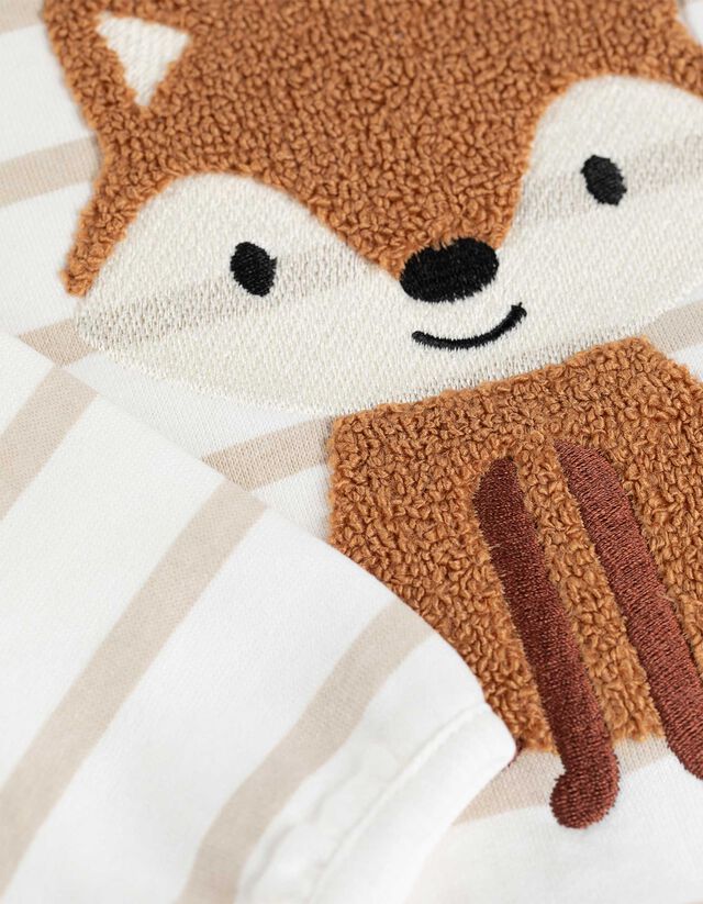 Melegítőfelső - Frotté alkalmazás - feher