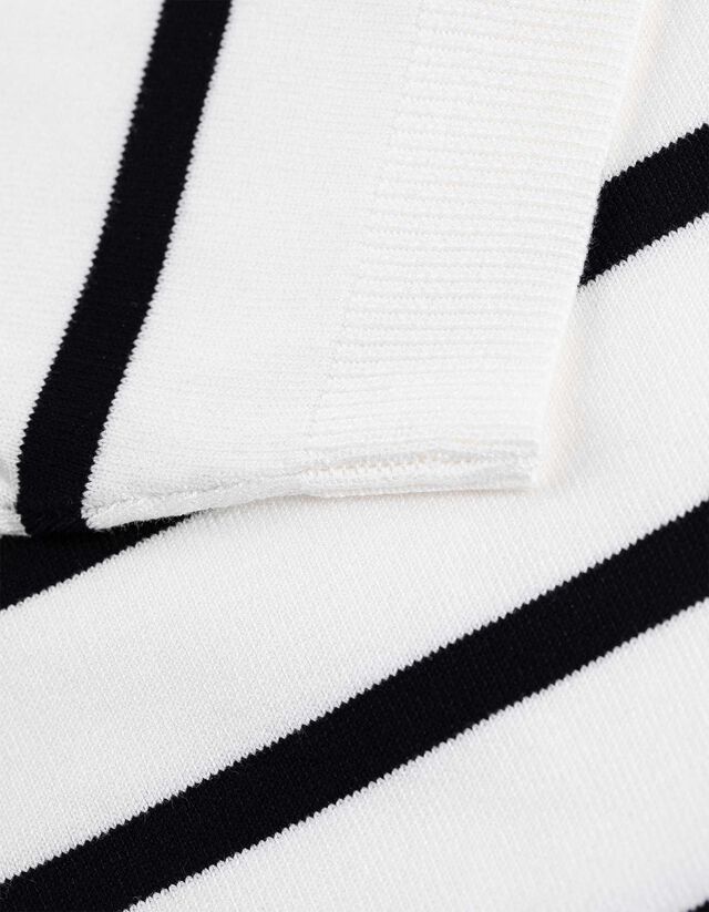 Pulóver - Viszkózkeverék - feher