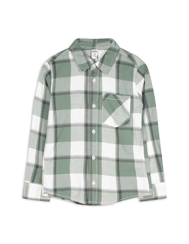 Férfi ing - Kockás - sotetkek