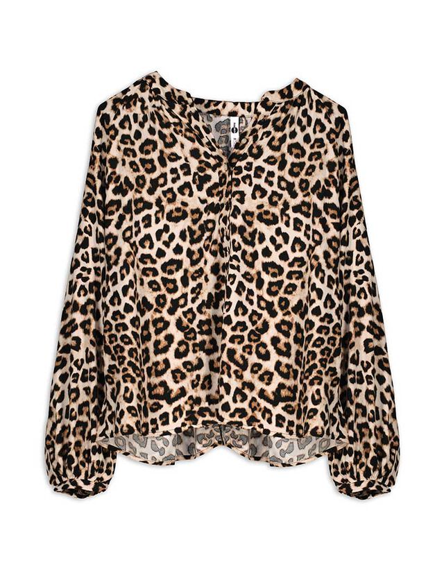 Blúz - Virágmintás - feher