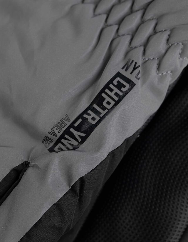 Síkesztyű - Fényvisszaverő - fekete