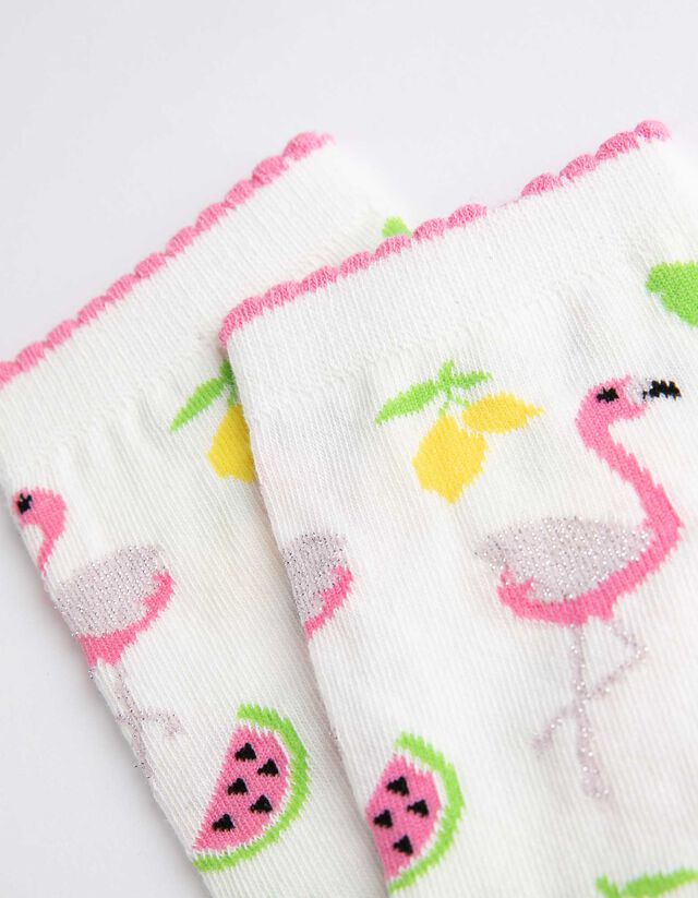 Zokni - Elszórt mintás - kék