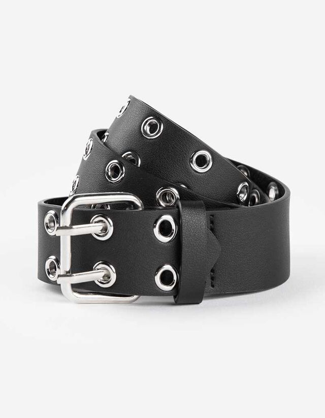 Öv - Szegecselt - fekete