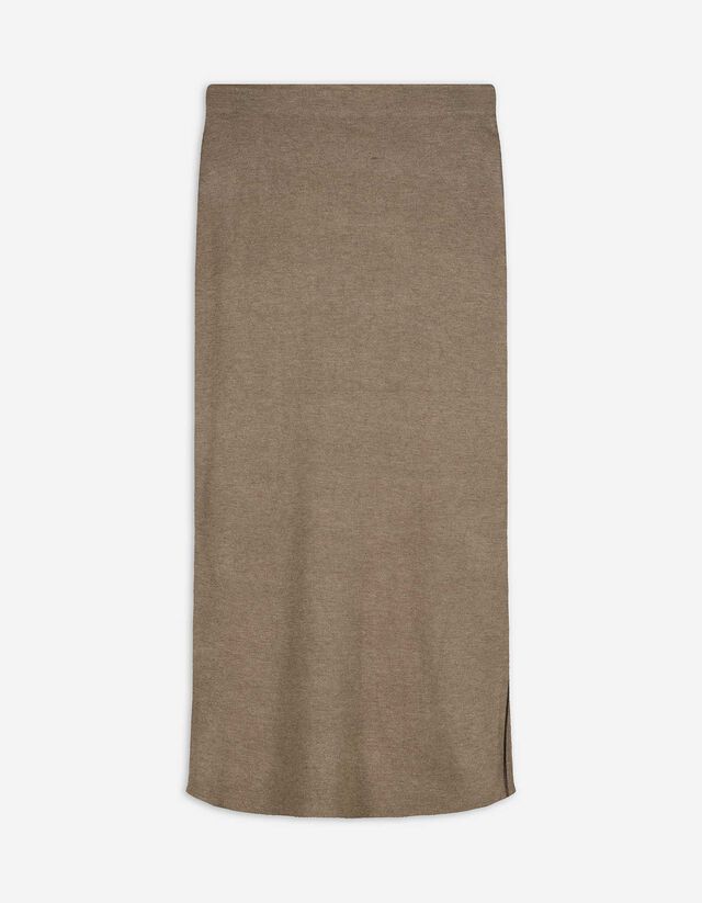 Szoknya - Viszkózkeverék - sötétszürke