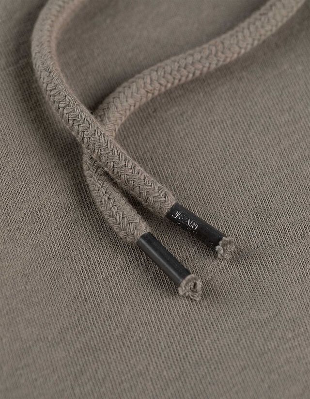 Kapucnis felső - Pamut keverék - sotetkek