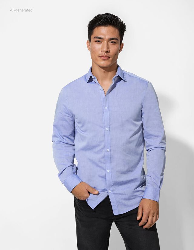 Férfi ing - könnyen vasalható - feher