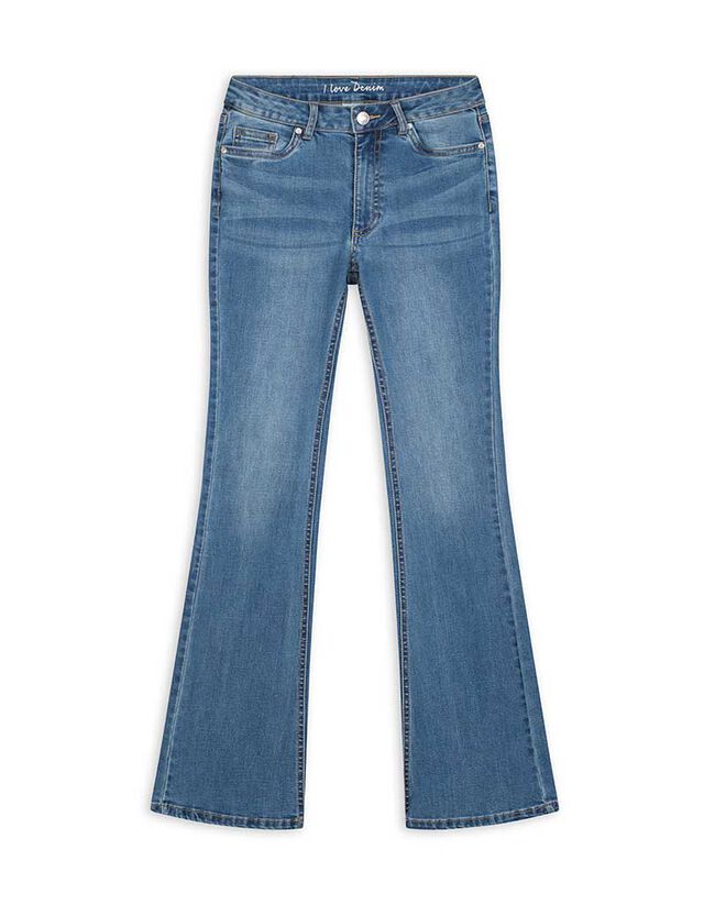 Farmernadrág - Enyhén bővülő fazon - sotetkek