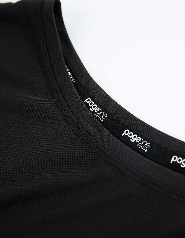 Póló - Lélegző szövet - fekete