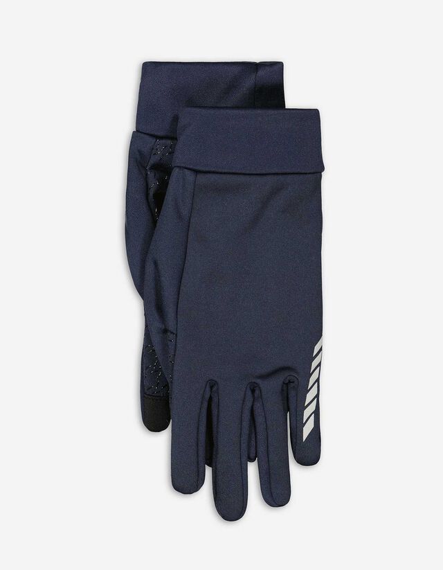 érintőképernyős kesztyűk - Fényvisszaverő - fekete