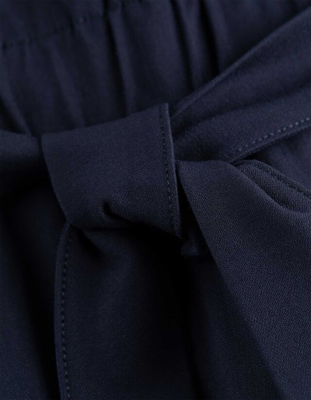 Ráncolt derekú nadrág - világos barna