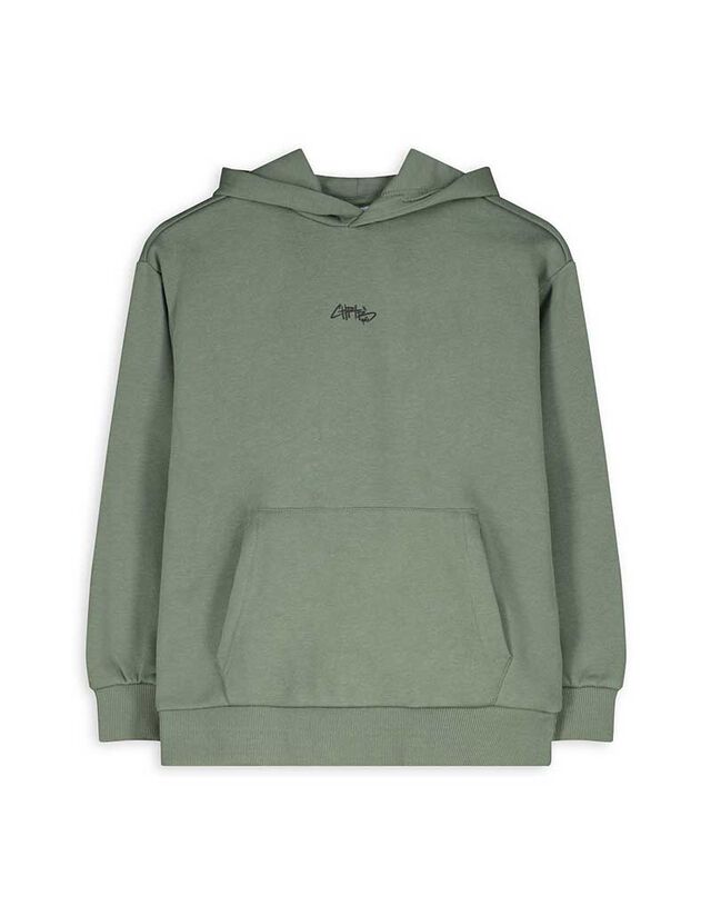 Kapucnis felső - Túlméretezett fazon - feher