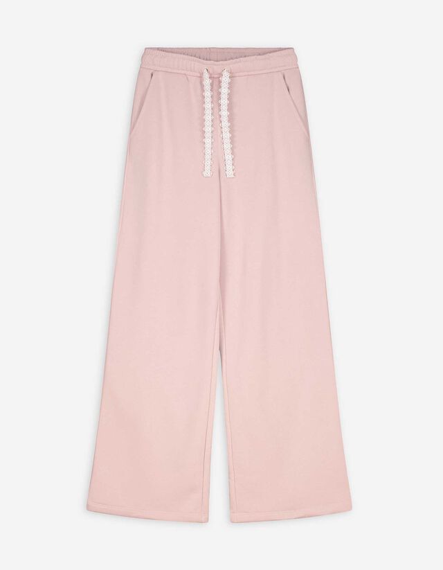 Nadrág - Csipkerátéttel - feher