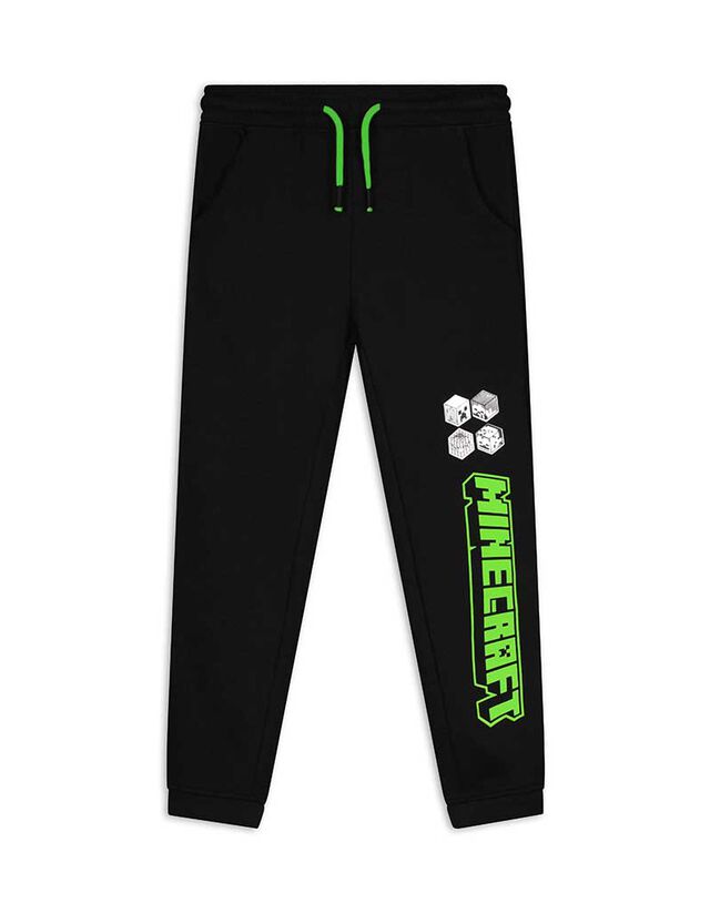 Szabadidőnadrág - Minecraft - fekete