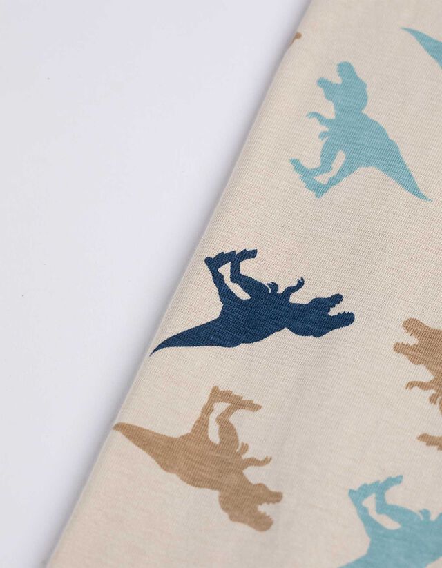 Alsó -és felsőrészből álló pizsama szett - Vegyes minta - bézs