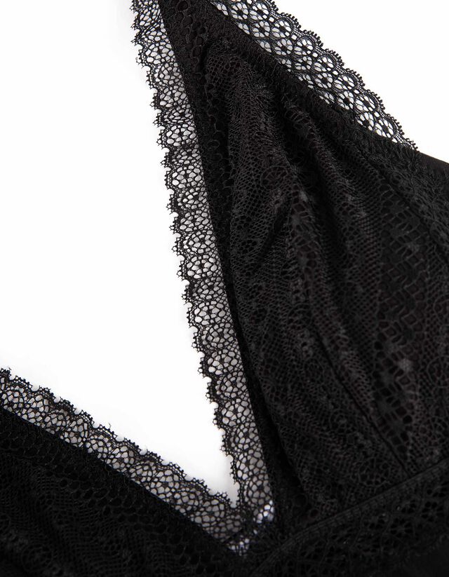 Negligé - Viszkóz - fekete