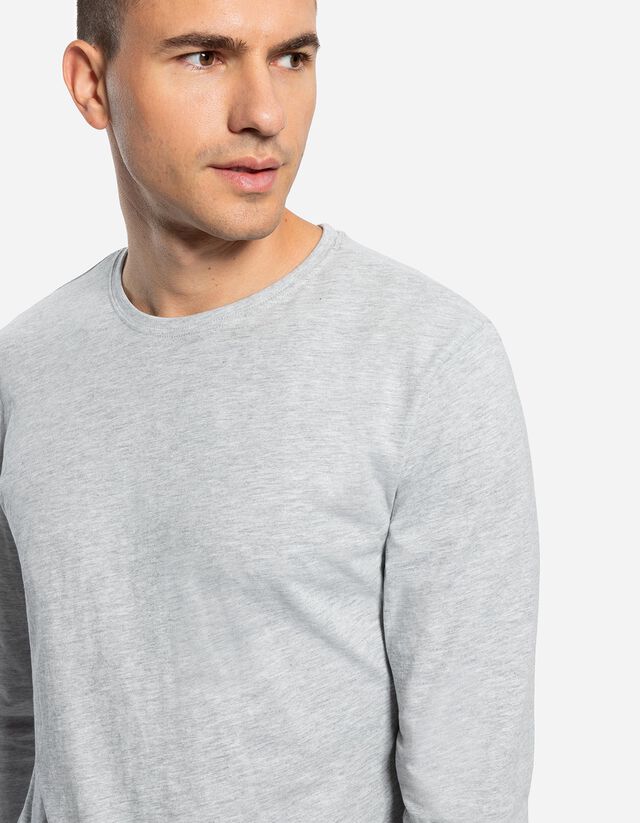 Hosszú ujjú felső - Kerek nyakkivágás - sötétzöld