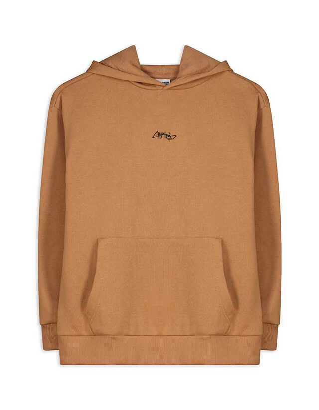 Kapucnis felső - Túlméretezett fazon - feher