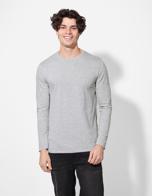 Hosszú ujjú felső - Kerek nyakkivágás - sötétzöld