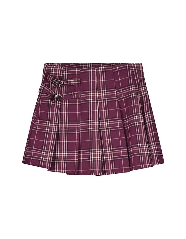 Rakott szoknya - Fémrészletek - sotetlila