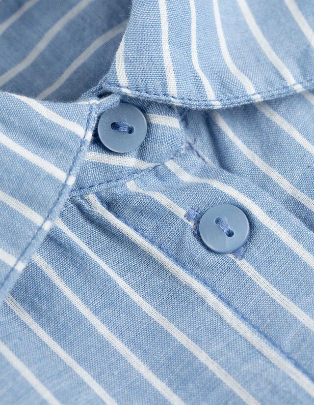 Férfi ing - Csíkos - kék