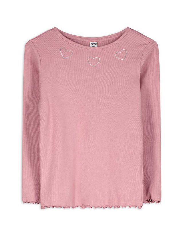 Hosszú ujjú felső - Egyszínű - lila