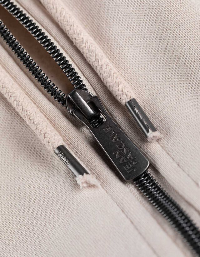 Cipzáros melegítőfelső - Zsinóros kapucni - sotetkek