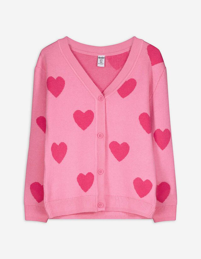 Kötött kardigán - pink