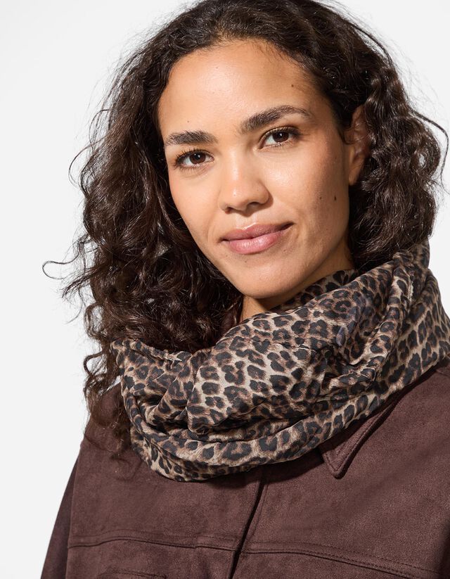 Csősál - Párducmintás - bézs