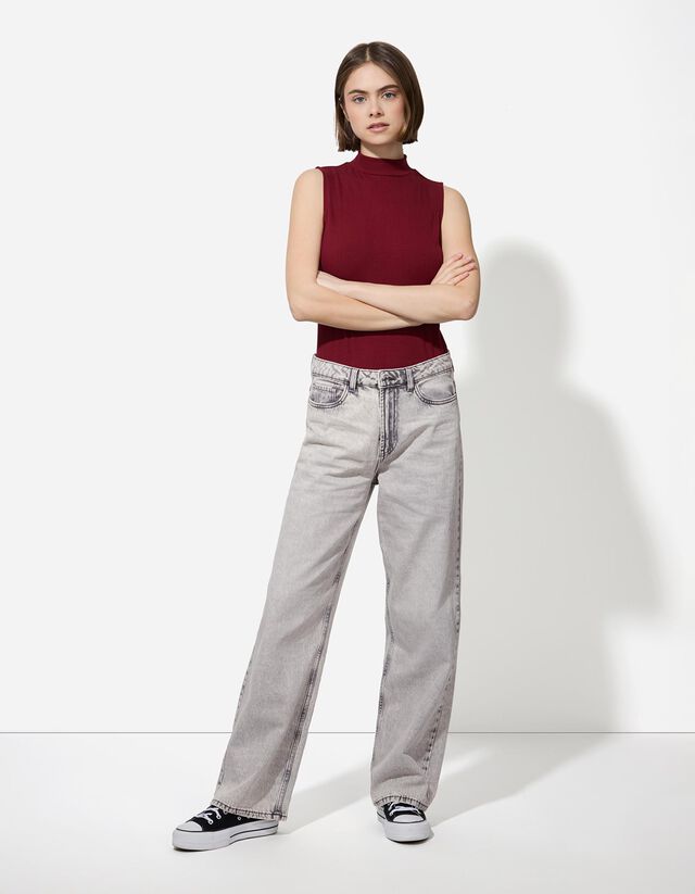 Farmernadrág - Egyenes fazon - sotetkek