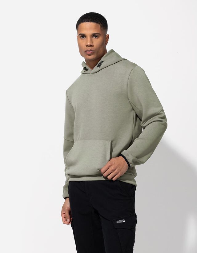 Melegítőfelső - Kapucni - sötétzöld