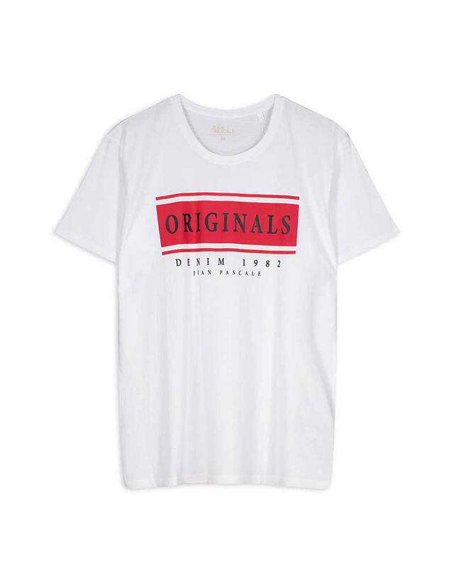 Póló - Kerek nyakkivágás - mélyvörös