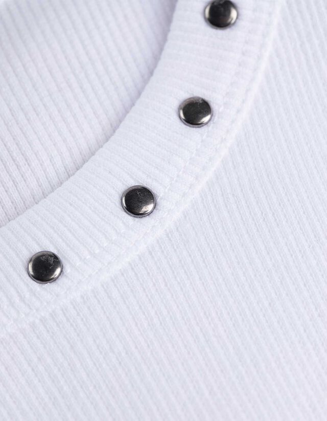 Ujjatlan felső - Szegecselt - piros