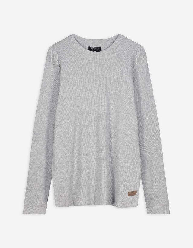 Hosszú ujjú felső - Normál fazon - szürke