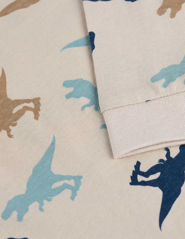 Alsó -és felsőrészből álló pizsama szett - Vegyes minta - bézs