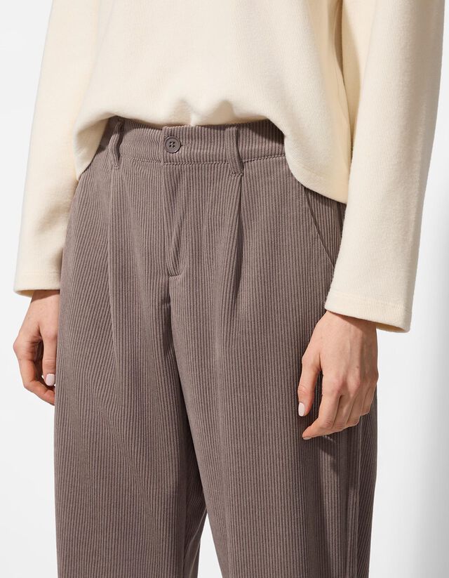 Nadrág - Kordbársony - barna