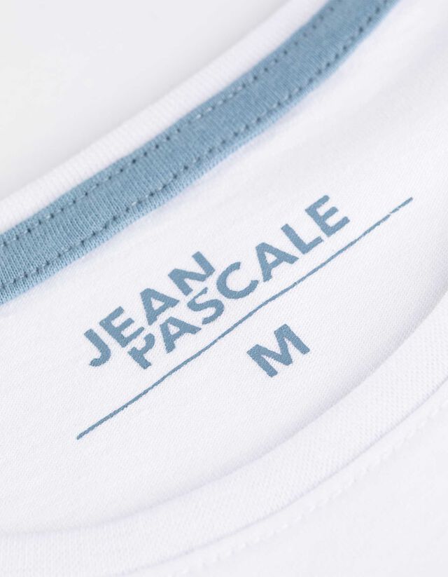 Póló - Nyomott minta - fekete