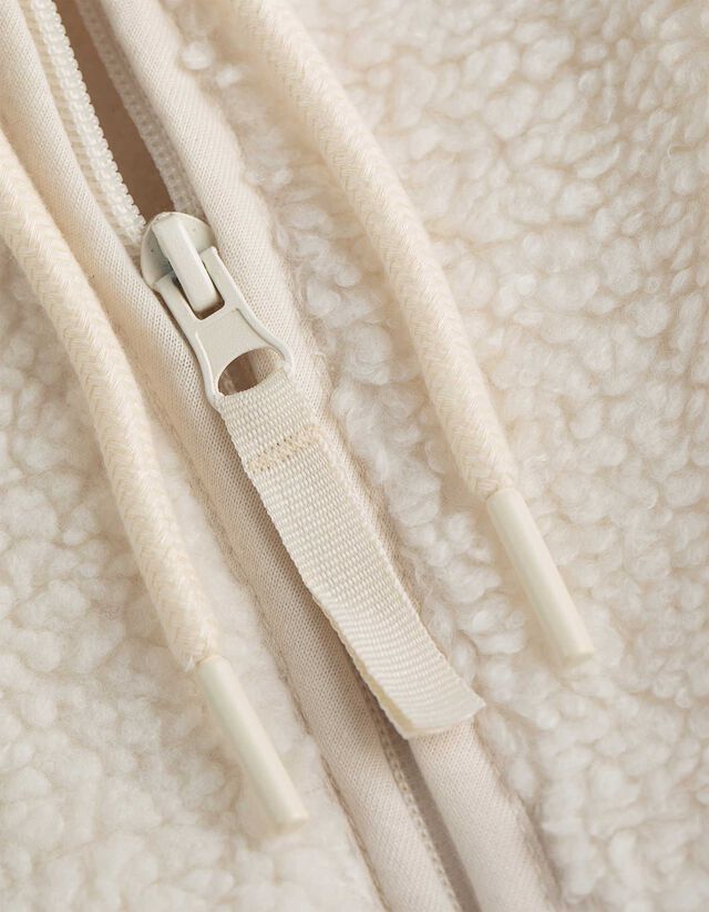 Cipzáros melegítőfelső - Plüss - fekete