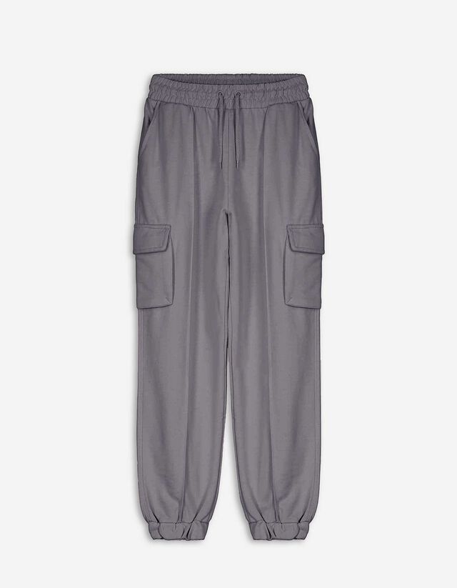 Ejtőernyős nadrág - Gumis derék - bézs