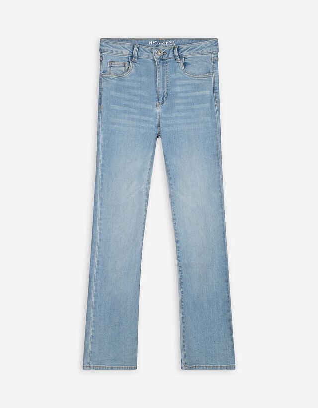 Farmernadrág - Enyhén bővülő fazon - vilagoskek