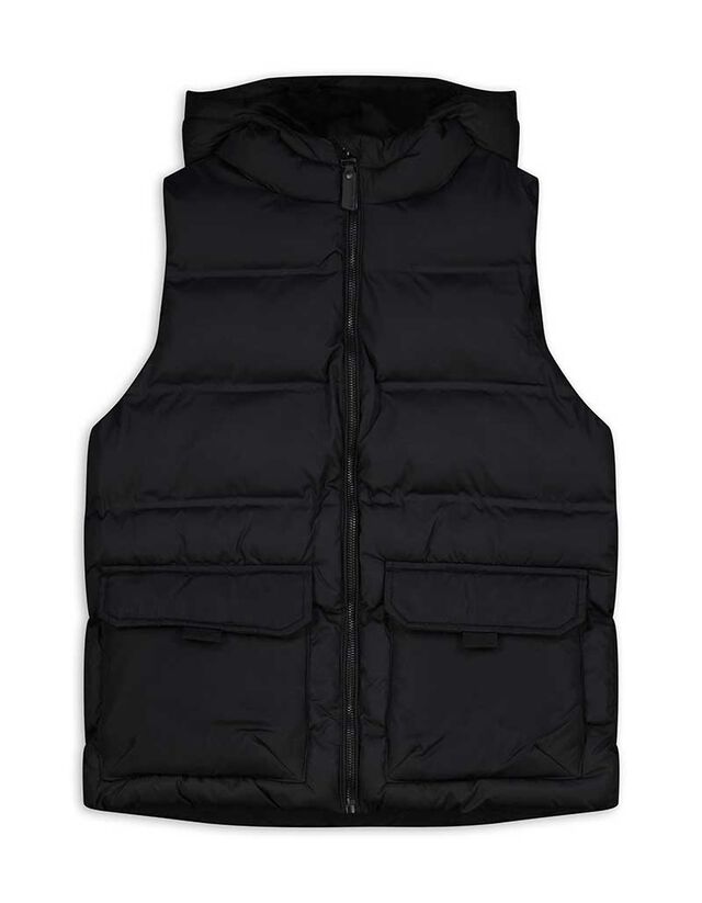 Mellény - Egyszínű - fekete