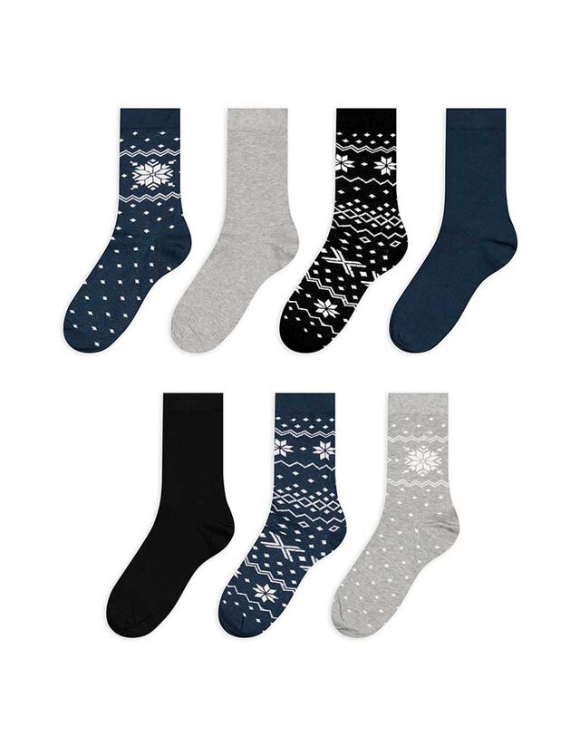 Zokni - 7 db-os csomag